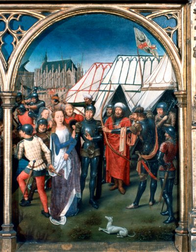 St Ursula Shrine, Martyrdom at Cologne by Hans Memling