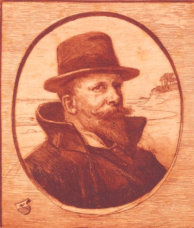 Self-Portrait by Hans Nikolaj Hansen