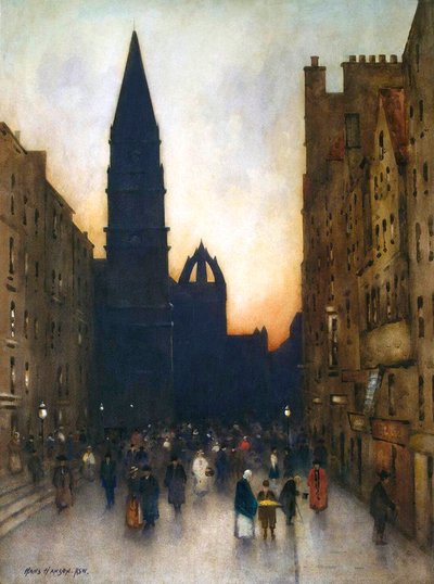 Urban Landscape, c. 1900 by Hans Peter Hansen