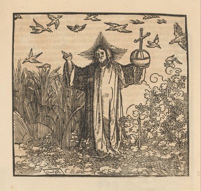 Christ as Salvator Mundi by Hans Schäufelein (possibly)