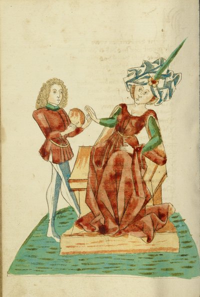 Jupiter Gives Danae a Gift of Gold by Hans Schilling