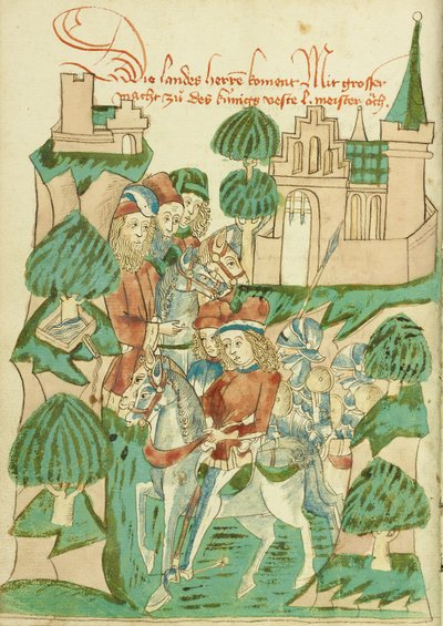 King Avenir with Nobles and Masters by Hans Schilling
