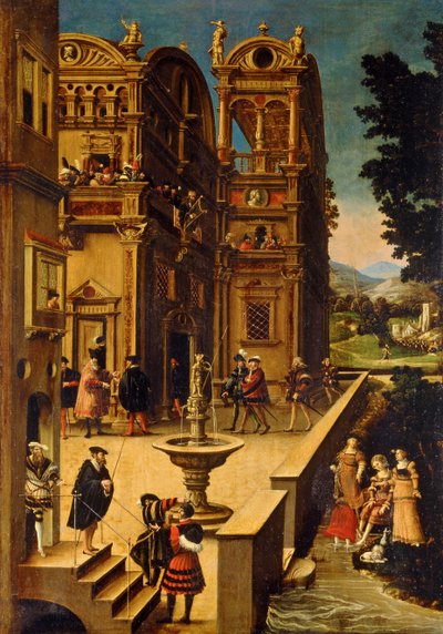 Bathsheba at Her Bath, after 1537 by Hans Sebald Beham