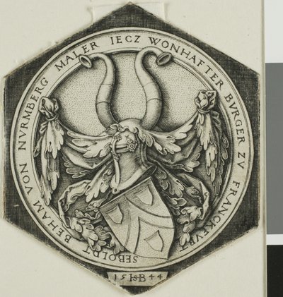 Coat of Arms of Sebald Beham by Hans Sebald Beham