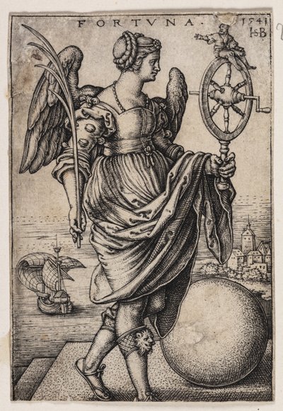 Fortuna by Hans Sebald Beham