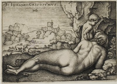 Penance of St. John Chrysostomus by Hans Sebald Beham
