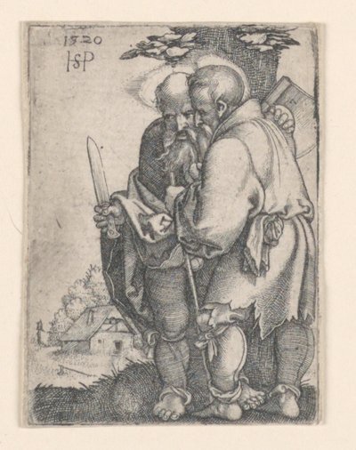 Saint Bartholomew and Saint Matthias by Hans Sebald Beham