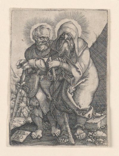 Saint Simon and Saint Thaddeus by Hans Sebald Beham