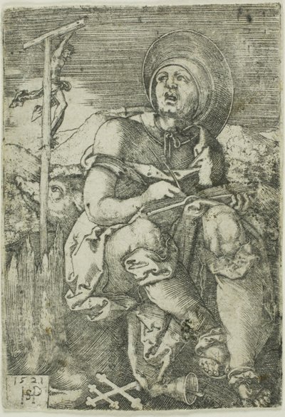 St. Anthony the Hermit by Hans Sebald Beham