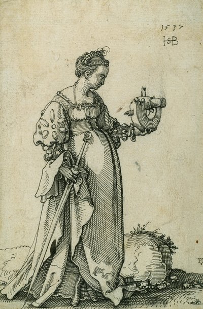 St. Catherine of Alexandria by Hans Sebald Beham