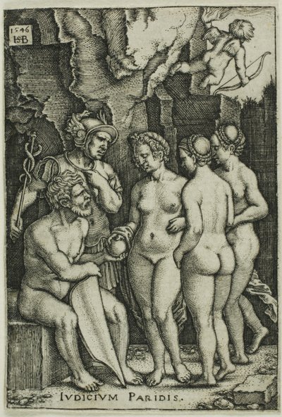 The Judgment of Paris by Hans Sebald Beham