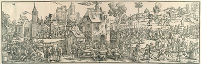 The Large Village Fair by Hans Sebald Beham