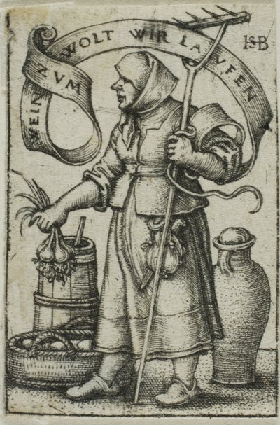 The Market-Woman by Hans Sebald Beham