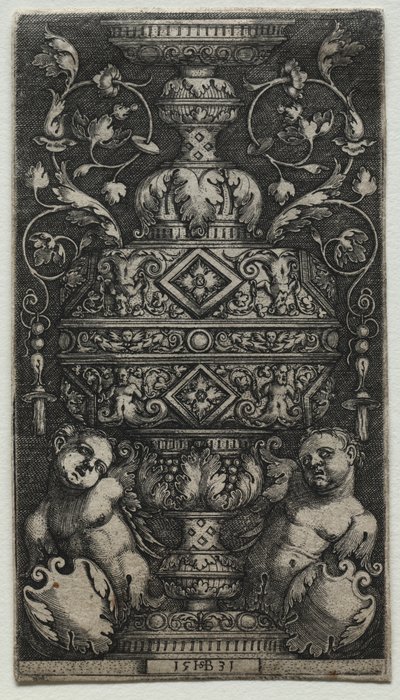 Vase Decorated with Children by Hans Sebald Beham