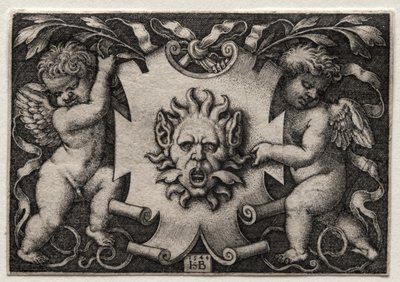 Vignette au Mascaron by Hans Sebald Beham