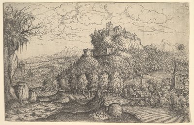 Landscape by Hans Sebald Lautensack