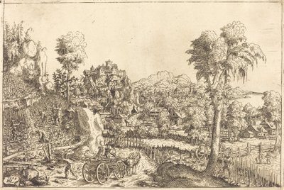 Landscape with a Vineyard by Hans Sebald Lautensack