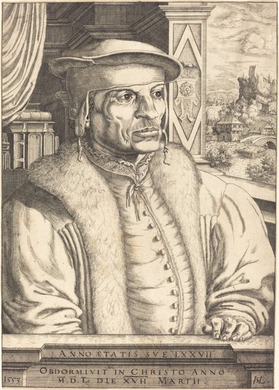 Leonard von Eckh, 1553 by Hans Sebald Lautensack