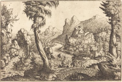 The Flight into Egypt, 1558 by Hans Sebald Lautensack