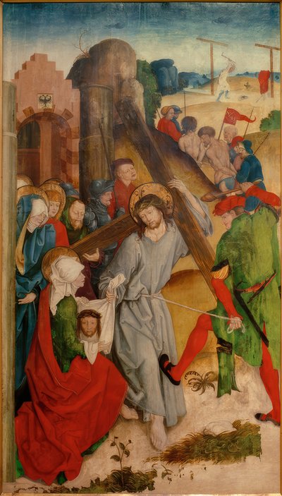 Carrying of the Cross by Hans Strüb