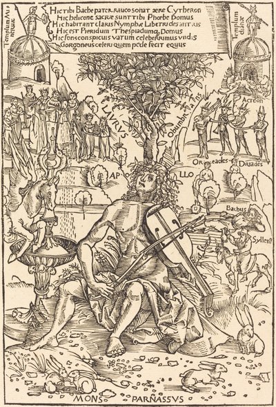 Apollo on Parnassus by Hans Süss von Kulmbach