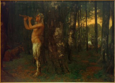 Twilight in the Forest by Hans Thoma