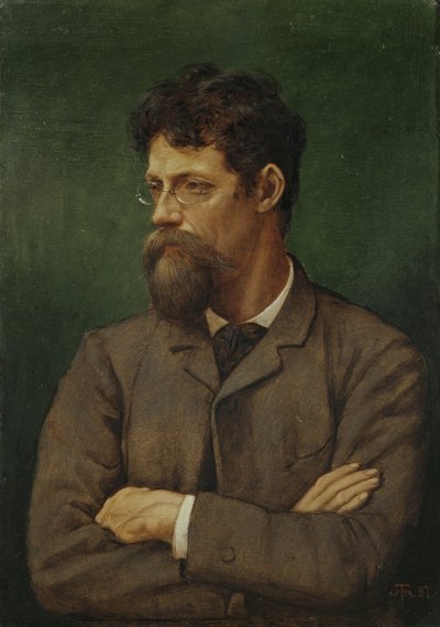 The Painter Albert Lang by Hans Thoma