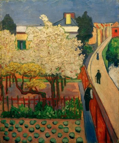 Blooming Fruit Trees (Endenich) by Hans Thuar