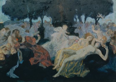 At the Fountain of Love by Hans Tichy