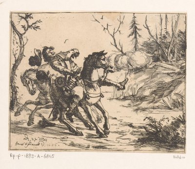 Two Riders in an Ambush by Hans Ulrich Frank
