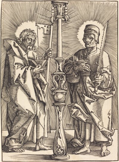 Saint James the Less and Saint Simon by Hans Vischer