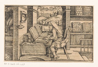 Cicero in His Study by Hans Weiditz (II) (attributed to)