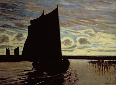Barque on the River Hamme by Hans am Ende