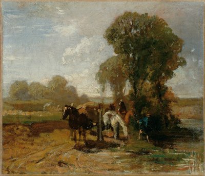 Rest at the Watering Place by Hans von Marées
