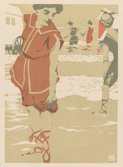 Bathers by Hans von Newmann