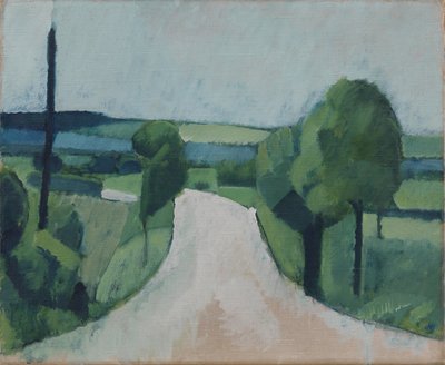 Road near Faaborg on Funen by Harald Giersing
