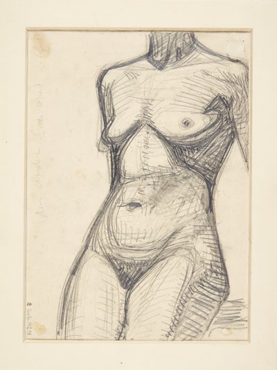 Torso of Female Model by Harald Giersing