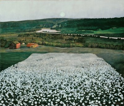 Flower Meadow in the North by Harald Oscar Sohlberg