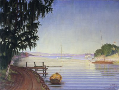 From Nærsnes Bay by Harald Oscar Sohlberg
