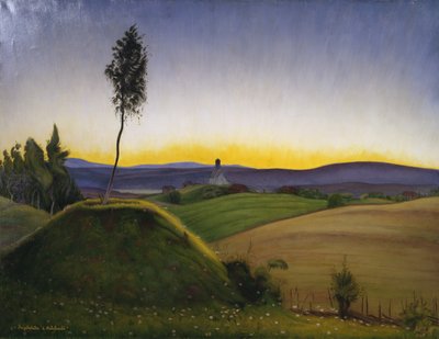 Historic Landscape by Harald Oscar Sohlberg