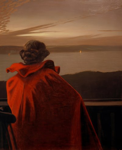 Midsummer Night at Vejle Fjord by Harald Slott Moller