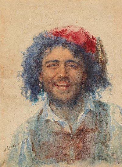 Self-Portrait as Gypsy Baron by Harlamov
