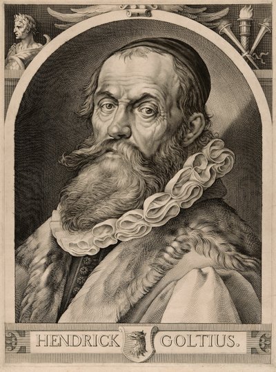 Portrait of Hendrick Goltzius by Harmen Jansz. Muller