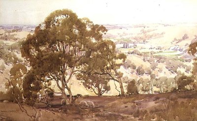 Landscape by Harold Brocklebank Herbert