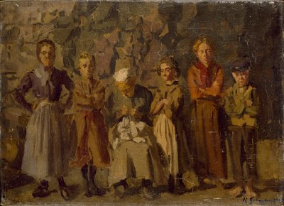 Cave Dwellers, Dieppe, 1907 by Harold Gilman