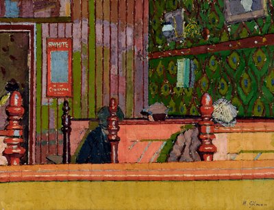 Eating House, c.1914 by Harold Gilman