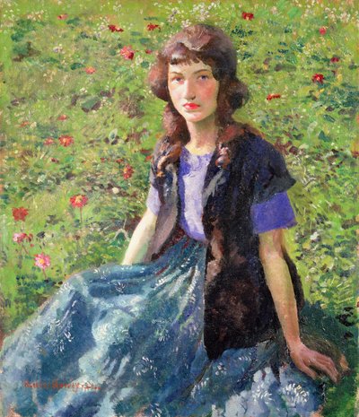 A Gypsy Girl by Harold Harvey