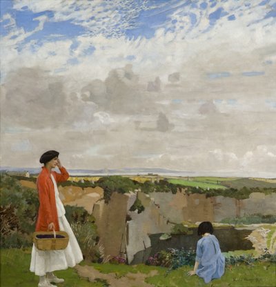 Blackberrying by Harold Harvey