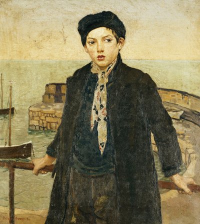 Boy by the Harbour by Harold Harvey