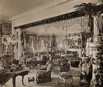 The Drawing Room, Wickham Hall, Kent by Harold Palmer